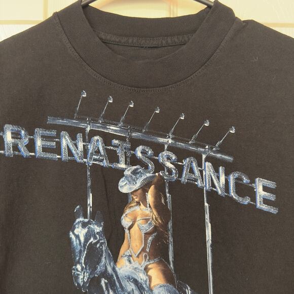 Beyoncé 2023 Renaissance Tour Unisex Short Sleeve T-Shirt Size S Cities Music - Picture 5 of 8